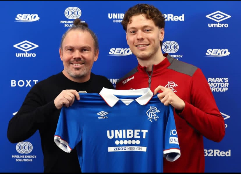 FANS CAN’T GET ENOUGH OF ANDREAS SKOV OLSEN FIRST RANGERS INTERVIEW AT SKY SPORTS AS HE TALKS ABOUT PLAYING WITH JAMES TAVERNIER.