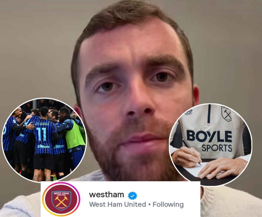 WESTHAM CLOSE IN ON FIRST JANUARY SIGNING AS TALKS WITH INTER MILAN ADVANCE AND £32M, 26-YEAR-OLD STAR SET FOR FRIDAY MEDICAL